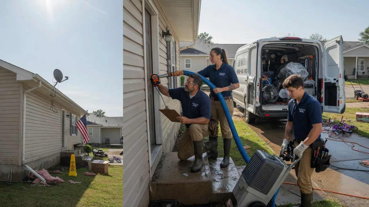 Ceiling Water Damage Restoration in Winn, MI near me